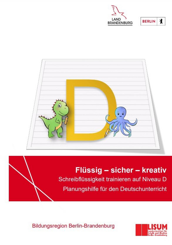 Schreibflüssigkeit trainieren auf Niveaustufe D Cover Schreibflüssigkeit trainieren auf Niveaustufe D