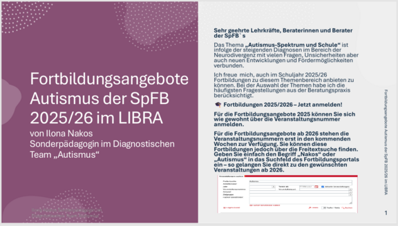 Screenshot der ersten Seite des Flyers