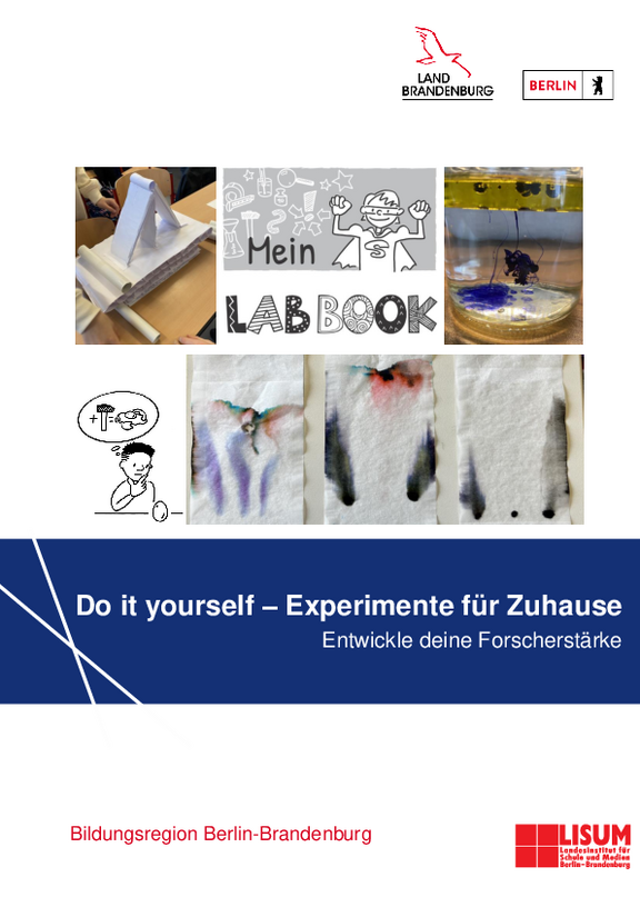 Cover der Handreichung Do it yourself - Experimente für zuhause