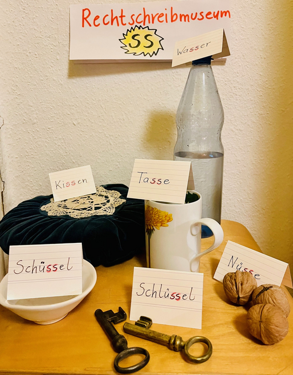Rechtschreibmuseum zum Doppelkonsonanten "ss"