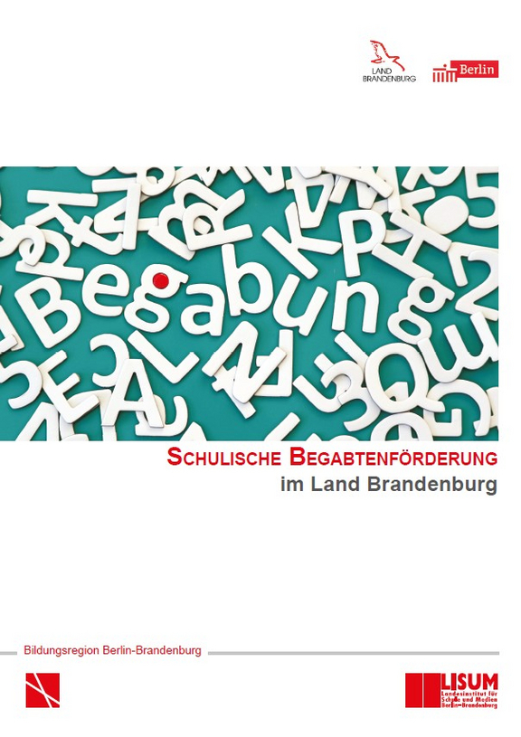Cover Handreichung Schulische Begabtenf&ouml;rderung