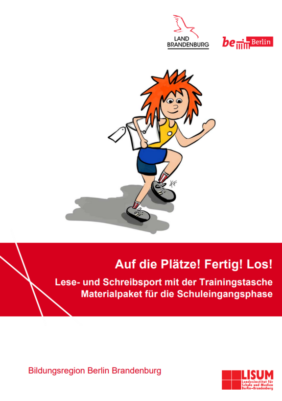 Cover der Publikation mit einem trainierenden Kind auf dem Titel