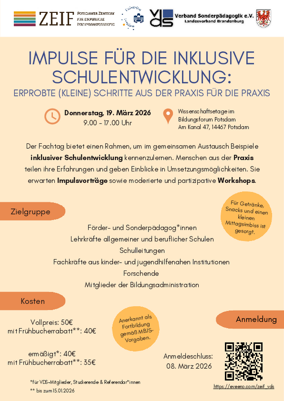 Flyer des Fachtags als Vorschau