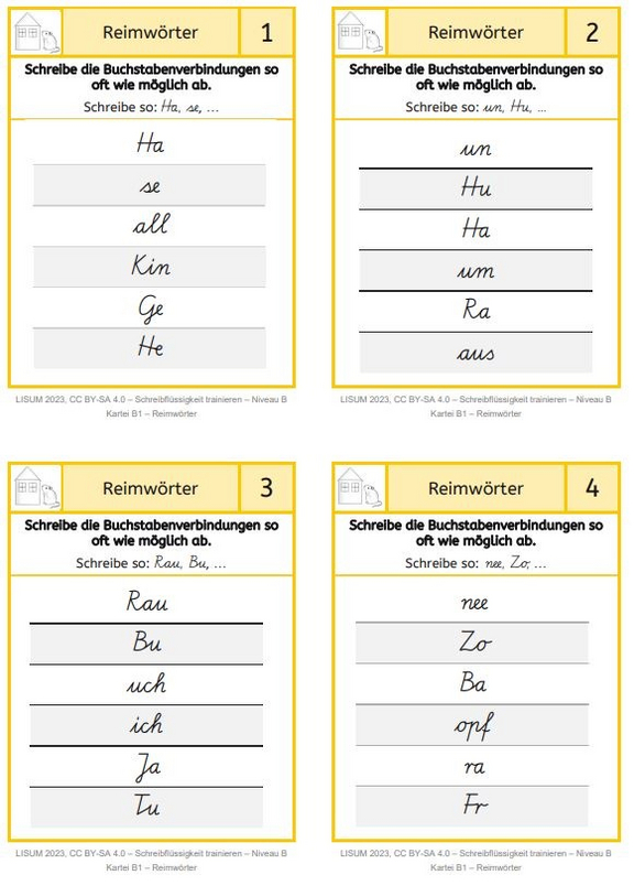 Schreibflüssigkeit trainieren auf Niveaustufe B - Schulausgangsschrift (SAS) Cover Schreibflüssigkeit trainieren auf Niveaustufe B - Schulausgangsschrift (SAS)