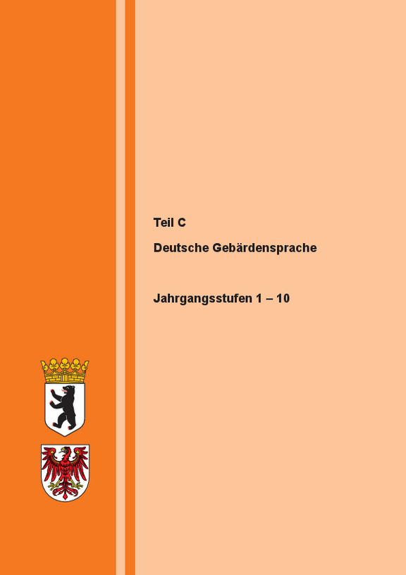 Cover des RLP Deutsche Gebärdensprache