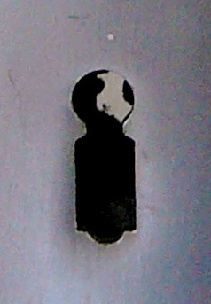 Bild von einem Schlüsselloch