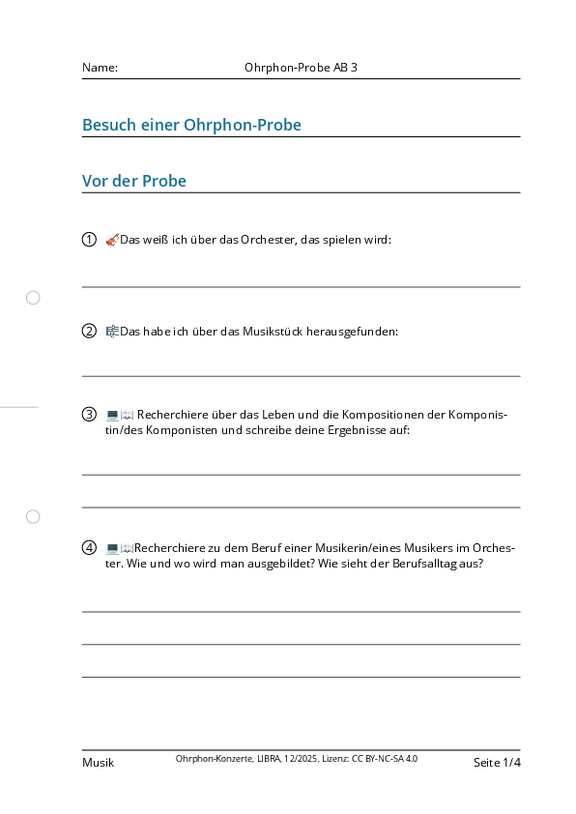 Ohrphon-Probe AB 3 Ohrphon-Material AB 3