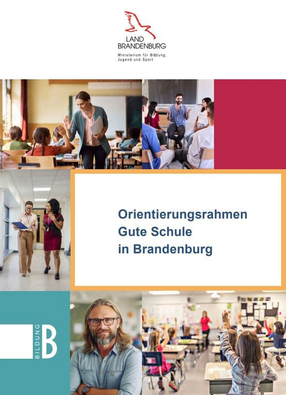 Cover des Orientierungsrahmen Gute Schule in Brandenburg