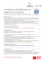 Steckbrief zu den Informationsvideos "Gleichungen und Funktionen"