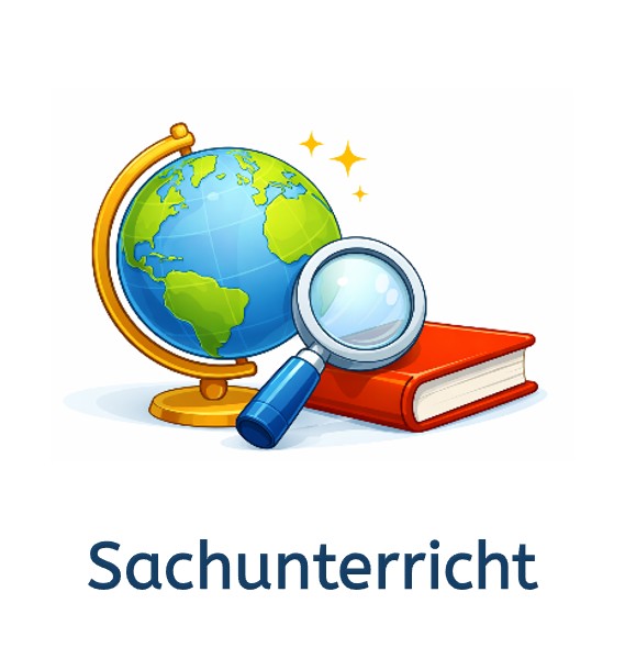 Globus, Lupe und Buch