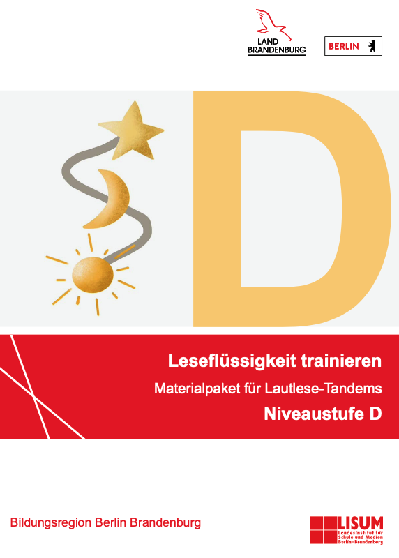 Cover Leseflüssigkeit trainieren. Materialpaket für Lautlese-Tandems - Niveaustufe D