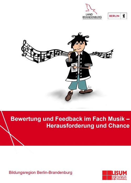 Cover  Handreichung "Bewertung und Feedback im Fach Musik – Herausforderung und Chance"