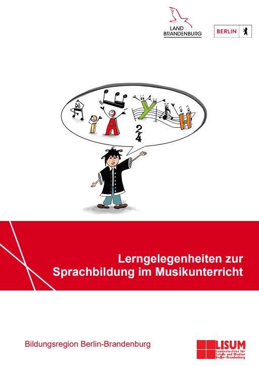 Cover Handreichung Lerngelegenheiten zur Sprachbildung im Musikunterricht