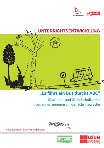 Cover der Broschüre Es fährt ein Bus durchs ABC