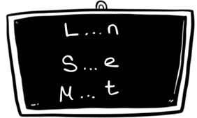 Passende Wörter Illustration